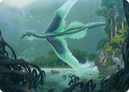 Image of Teval, Arbiter of Virtue Art Card (26/54) (AATDM-026) - Art Series: Tarkir: Dragonstorm