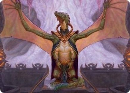 Image of Kheru Goldkeeper Art Card (36/54) (AATDM-036) - Art Series: Tarkir: Dragonstorm
