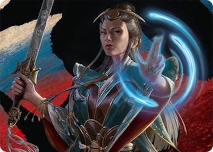 Image of Narset, Jeskai Waymaster Art Card (44/54) (AATDM-044) - Art Series: Tarkir: Dragonstorm