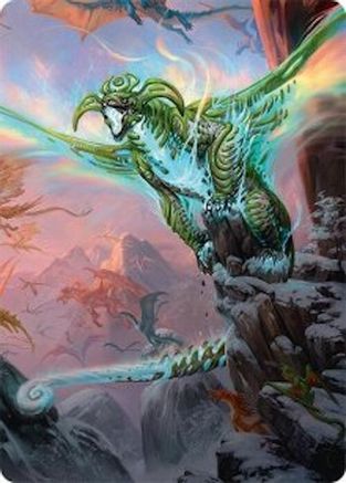 Image of Ureni of the Unwritten Art Card (51/54) (AATDM-051) - Art Series: Tarkir: Dragonstorm