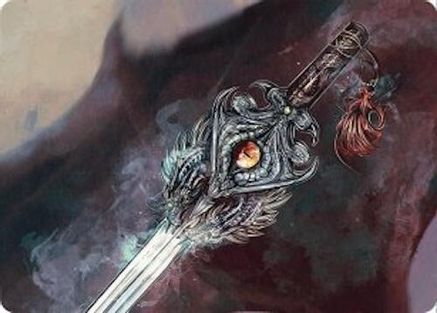 Image of Dragonfire Blade Art Card (40/54) (AATDM-040) - Art Series: Tarkir: Dragonstorm