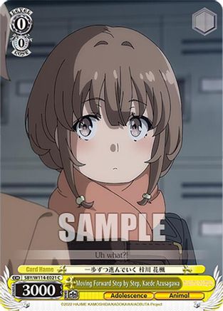 Image of Moving Forward Step by Step, Kaede Azusagawa (SBY/W114-E021 C) - Rascal Does Not Dream Series