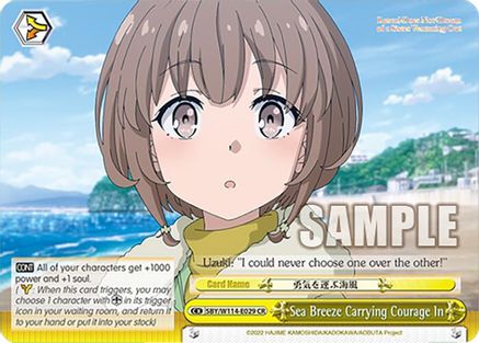 Image of Sea Breeze Carrying Courage In (SBY/W114-E029 CR) - Rascal Does Not Dream Series