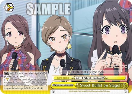 Image of Sweet Bullet on Stage!! (RRR) (SBY/W114-E031R RRR) - Rascal Does Not Dream Series