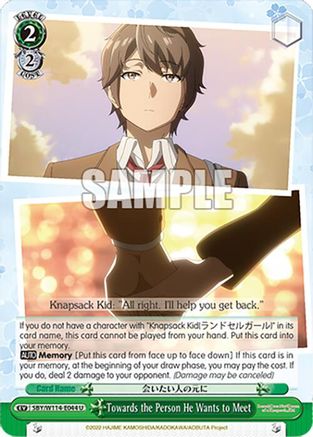 Image of Towards the Person He Wants to Meet (SBY/W114-E044 U) - Rascal Does Not Dream Series