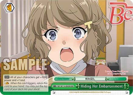 Image of Hiding Her Embarrassment (RRR) (SBY/W114-E045R RRR) - Rascal Does Not Dream Series
