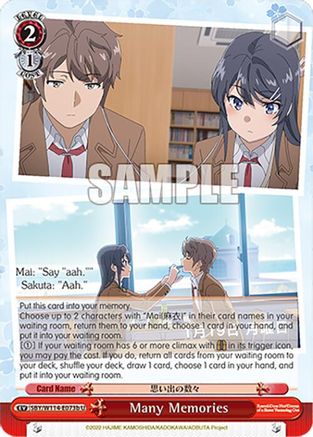 Image of Many Memories (B) (SBY/W114-E073b U) - Rascal Does Not Dream Series