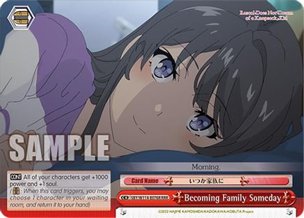 Image of Becoming Family Someday (RRR) (SBY/W114-E076R RRR) - Rascal Does Not Dream Series
