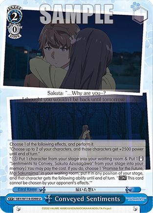 Image of Conveyed Sentiments (SBY/W114-E098 U) - Rascal Does Not Dream Series