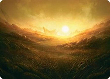 Image of Plains Art Card (31/54) (AATDM-031) - Art Series: Tarkir: Dragonstorm