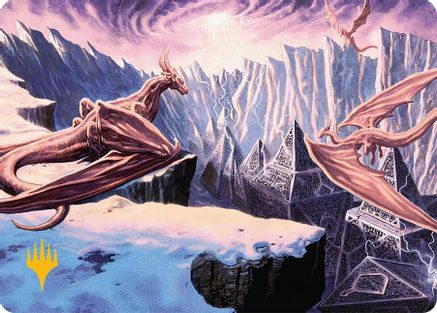 Image of Maelstrom of the Spirit Dragon (42/54) (Gold-Stamped Planeswalker Symbol) (AATDM-042) - Art Series: Tarkir: Dragonstorm