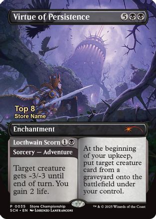 Image of Virtue of Persistence (Top 8) (GAME-035) - Game Day & Store Championship Promos