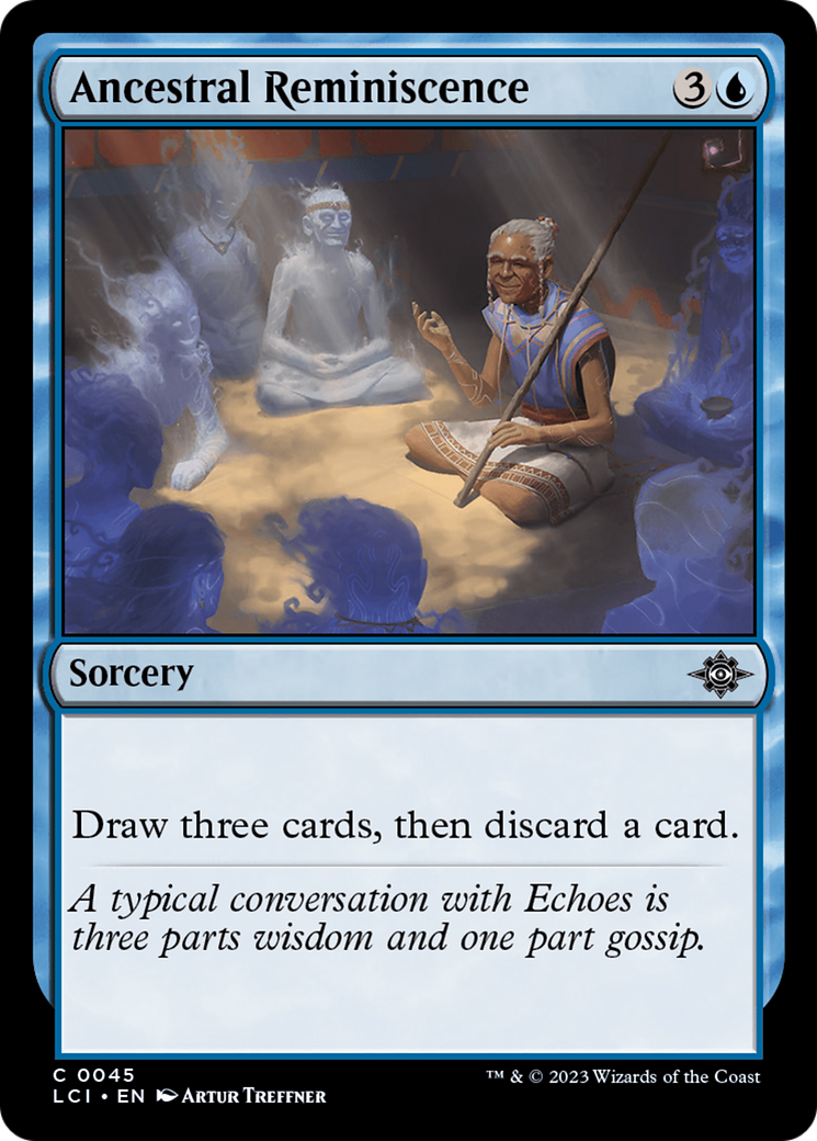 Image of Ancestral Reminiscence (LCI-045) - The Lost Caverns of Ixalan Foil