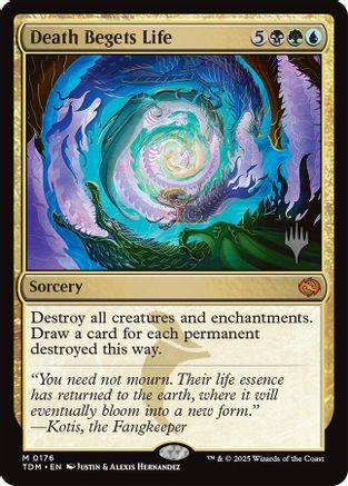 Image of Death Begets Life (PPTDM-176) - Promo Pack: Tarkir: Dragonstorm Foil