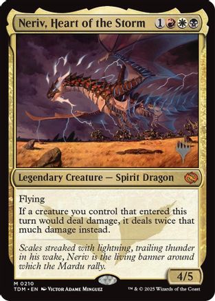 Image of Neriv, Heart of the Storm (PPTDM-210) - Promo Pack: Tarkir: Dragonstorm