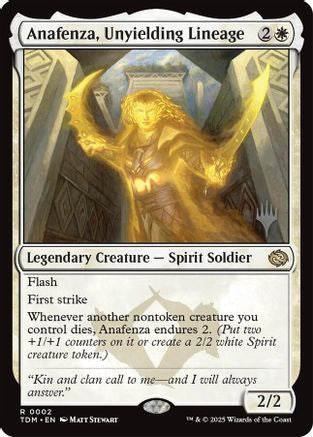 Image of Anafenza, Unyielding Lineage (PPTDM-002) - Promo Pack: Tarkir: Dragonstorm Foil