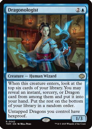 Image of Dragonologist (PPTDM-042) - Promo Pack: Tarkir: Dragonstorm
