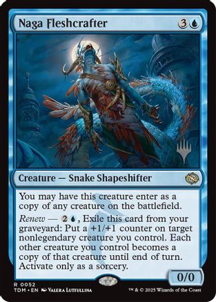 Image of Naga Fleshcrafter (PPTDM-052) - Promo Pack: Tarkir: Dragonstorm