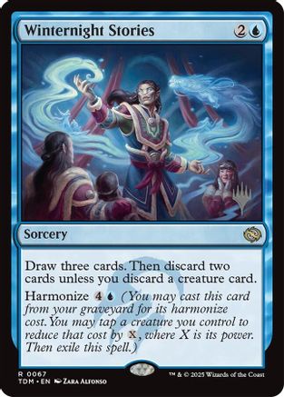 Image of Winternight Stories (PPTDM-067) - Promo Pack: Tarkir: Dragonstorm Foil