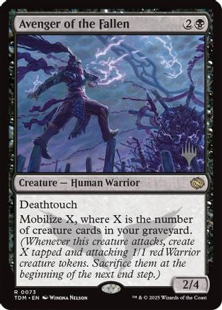 Image of Avenger of the Fallen (PPTDM-073) - Promo Pack: Tarkir: Dragonstorm