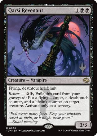 Image of Qarsi Revenant (PPTDM-086) - Promo Pack: Tarkir: Dragonstorm Foil