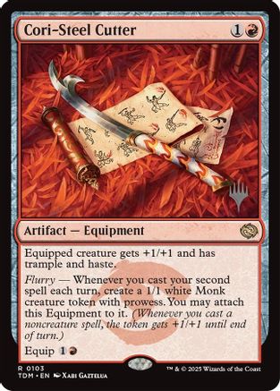 Image of Cori-Steel Cutter (PPTDM-103) - Promo Pack: Tarkir: Dragonstorm