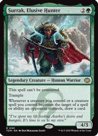 Image of Surrak, Elusive Hunter (PPTDM-161) - Promo Pack: Tarkir: Dragonstorm