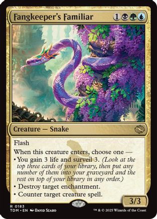 Image of Fangkeeper's Familiar (PPTDM-183) - Promo Pack: Tarkir: Dragonstorm Foil