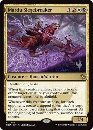 Image of Mardu Siegebreaker (PPTDM-206) - Promo Pack: Tarkir: Dragonstorm