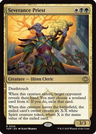 Image of Severance Priest (PPTDM-222) - Promo Pack: Tarkir: Dragonstorm