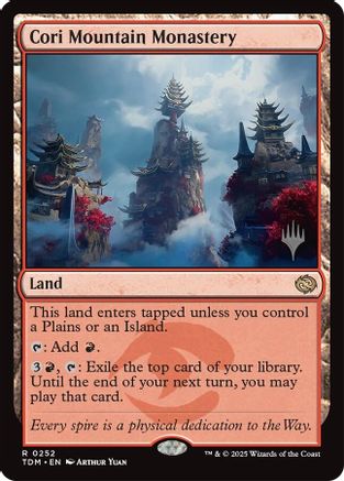 Image of Cori Mountain Monastery (PPTDM-252) - Promo Pack: Tarkir: Dragonstorm