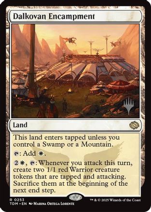 Image of Dalkovan Encampment (PPTDM-253) - Promo Pack: Tarkir: Dragonstorm