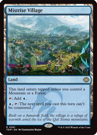 Image of Mistrise Village (PPTDM-261) - Promo Pack: Tarkir: Dragonstorm