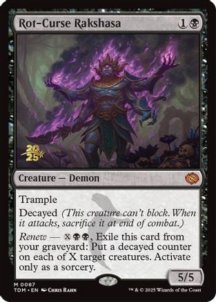 Image of Rot-Curse Rakshasa (PRE-087) - Prerelease Cards Foil