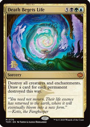 Image of Death Begets Life (PRE-176) - Prerelease Cards Foil