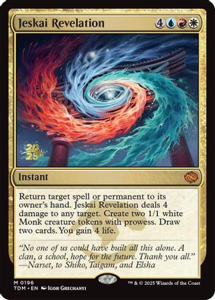 Image of Jeskai Revelation (PRE-196) - Prerelease Cards Foil