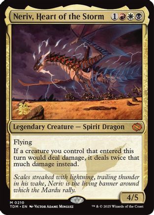 Image of Neriv, Heart of the Storm (PRE-210) - Prerelease Cards Foil