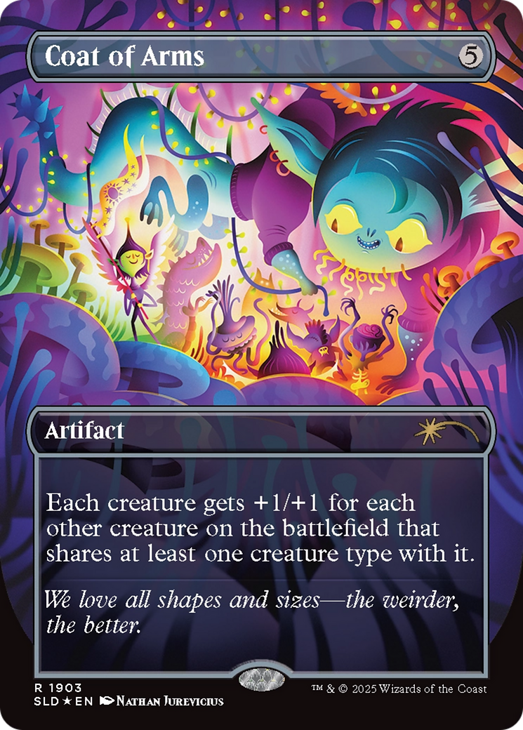 Image of Coat of Arms (SLD-1903) - Secret Lair Drop (Borderless) Foil