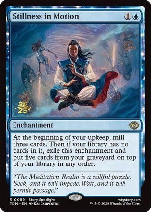 Image of Stillness in Motion (PRE-059) - Prerelease Cards Foil