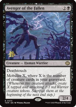 Image of Avenger of the Fallen (PRE-073) - Prerelease Cards Foil