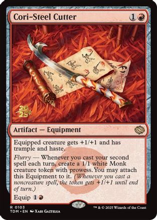 Image of Cori-Steel Cutter (PRE-103) - Prerelease Cards Foil
