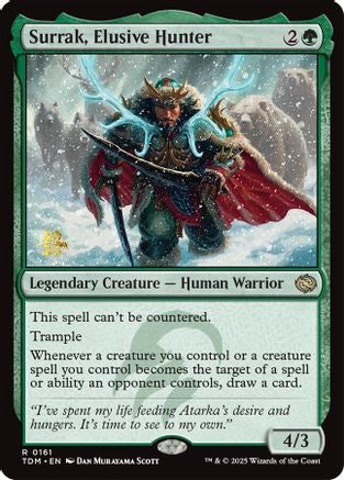 Image of Surrak, Elusive Hunter (PRE-161) - Prerelease Cards Foil