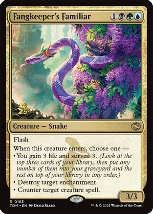 Image of Fangkeeper's Familiar (PRE-183) - Prerelease Cards Foil