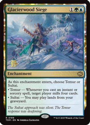 Image of Glacierwood Siege (PRE-189) - Prerelease Cards Foil