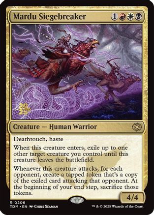 Image of Mardu Siegebreaker (PRE-206) - Prerelease Cards Foil
