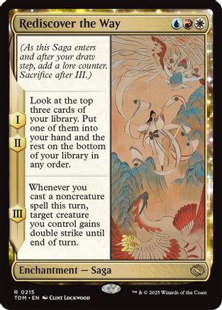 Image of Rediscover the Way (PRE-215) - Prerelease Cards Foil