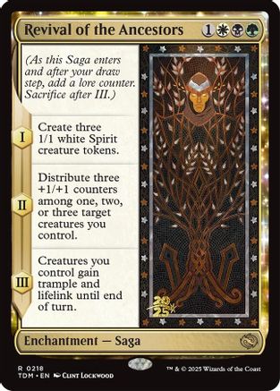 Image of Revival of the Ancestors (PRE-218) - Prerelease Cards Foil