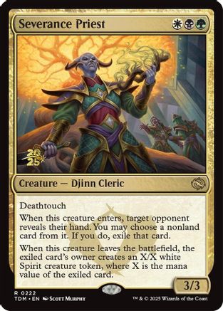 Image of Severance Priest (PRE-222) - Prerelease Cards Foil
