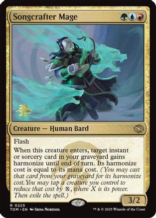 Image of Songcrafter Mage (PRE-225) - Prerelease Cards Foil