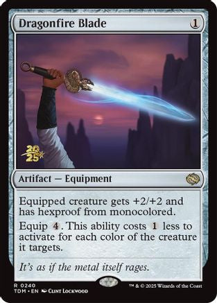 Image of Dragonfire Blade (PRE-240) - Prerelease Cards Foil